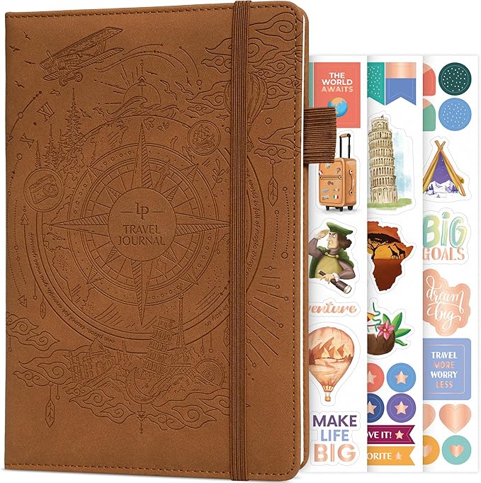 Travel Journal with Stickers
