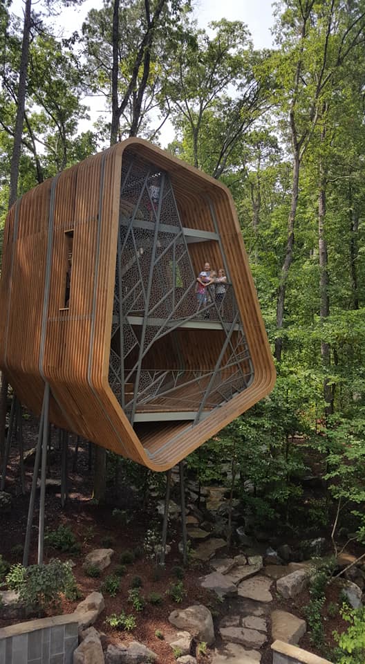 $1 Million Treehouse at Garvan Woodland Gardens, Hot Springs, Arkansas