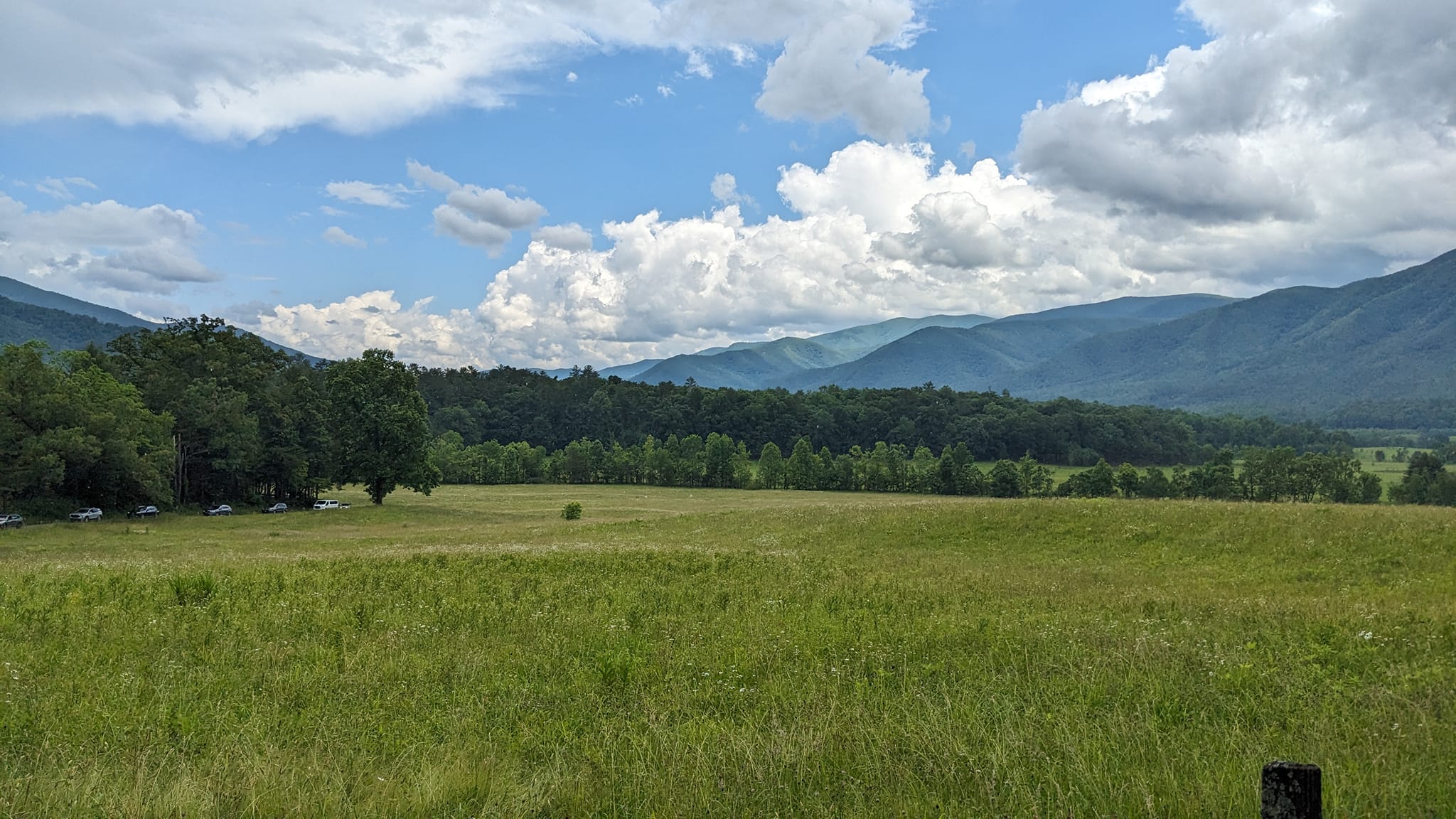 Cades Cove in Great Smoky Mountains National Park Tennessee